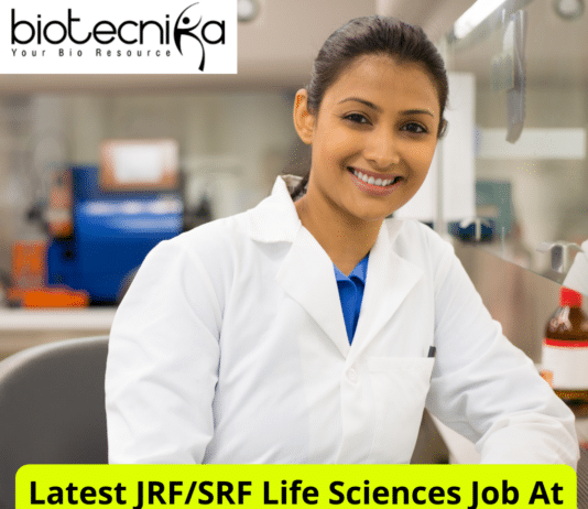 JRF/SRF Life Sciences